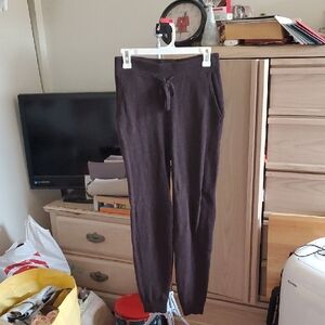 Madewell Brown Waffle Knit Jogger Sweatpants Size S